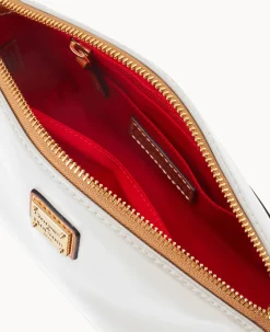 Dooney & Bourke Smooth Leather|Mini Bags<Wexford Leather Penny Crossbody White