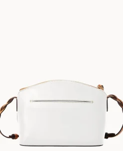 Dooney & Bourke Smooth Leather|Mini Bags<Wexford Leather Penny Crossbody White