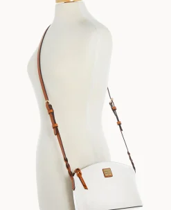 Dooney & Bourke Smooth Leather|Mini Bags<Wexford Leather Penny Crossbody White