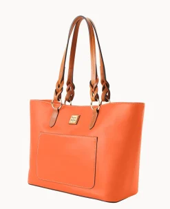 Dooney & Bourke Ready For the Getaway|Smooth Leather<Wexford Leather Tammy Tote Coral