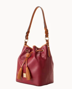 Dooney & Bourke Ready For the Getaway|Smooth Leather<Wexford Leather Tasha Drawstring Mulberry