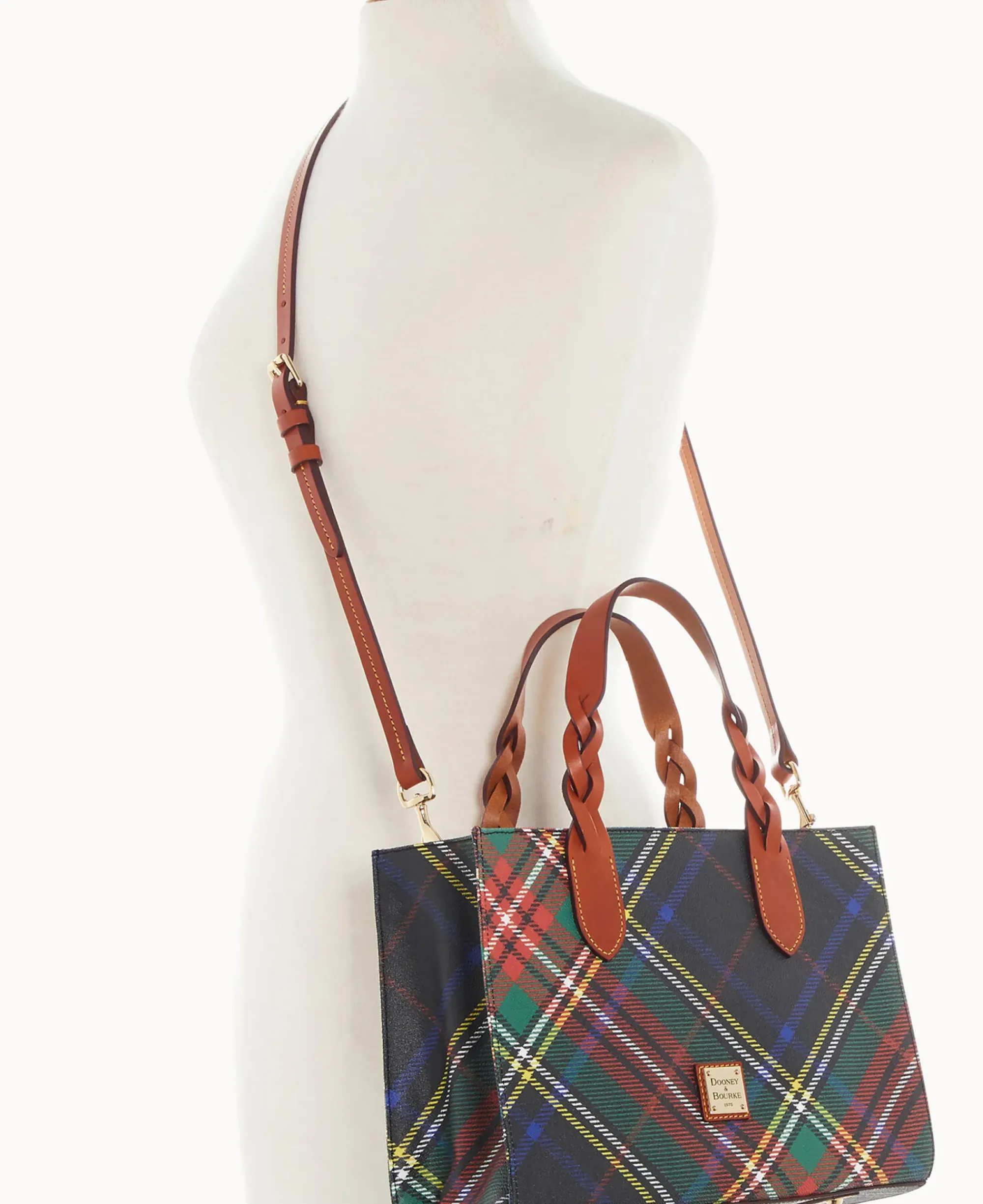 Dooney & Bourke Printed Fabric|Shoulder Bags<Windsor Gia Satchel Charcoal