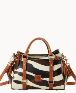 Dooney & Bourke The Zebra Collection|Spring Style<Leather Satchel Zebra