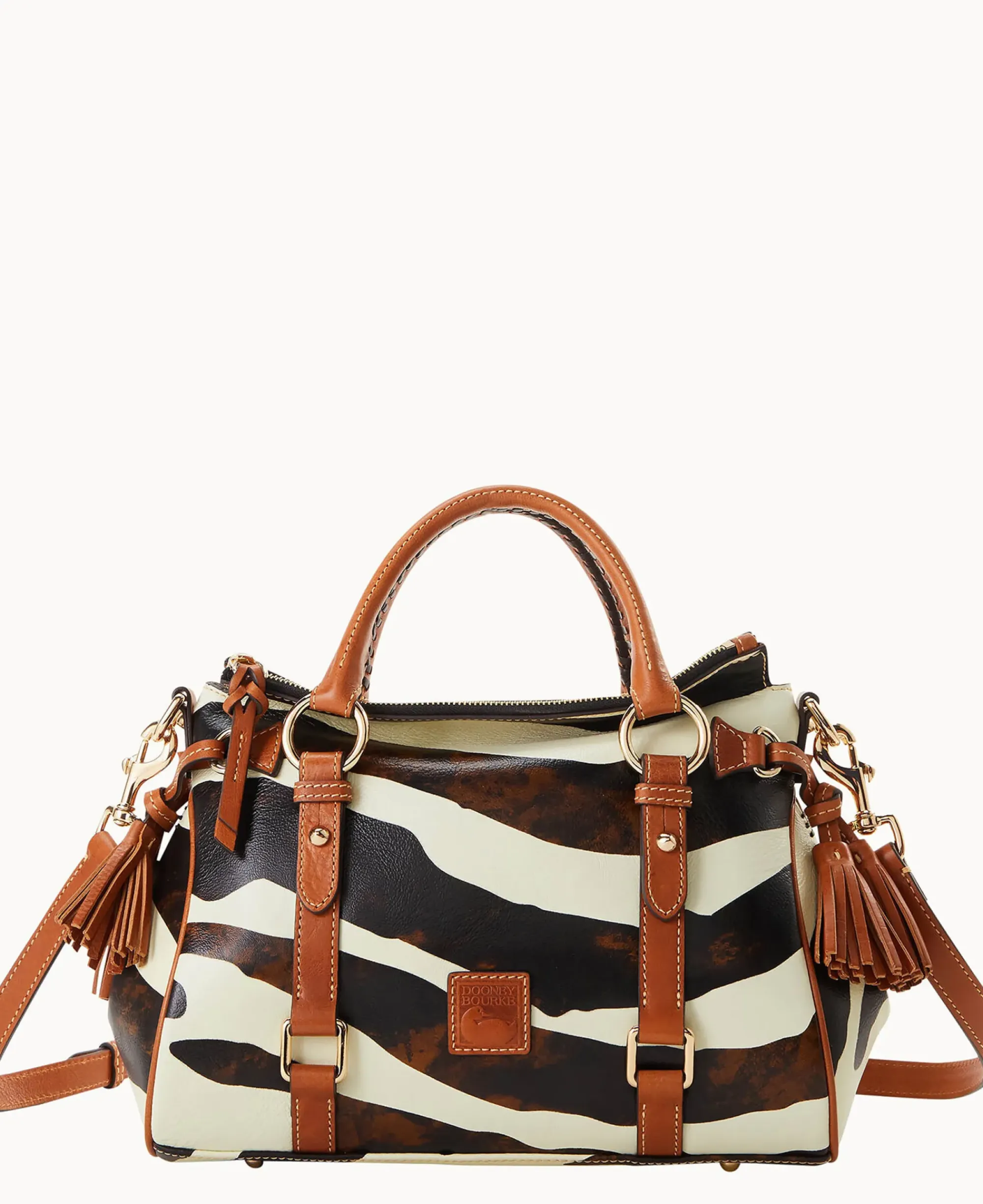 Dooney & Bourke The Zebra Collection|Spring Style<Leather Satchel Zebra