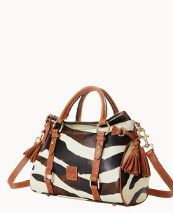Dooney & Bourke The Zebra Collection|Spring Style<Leather Satchel Zebra
