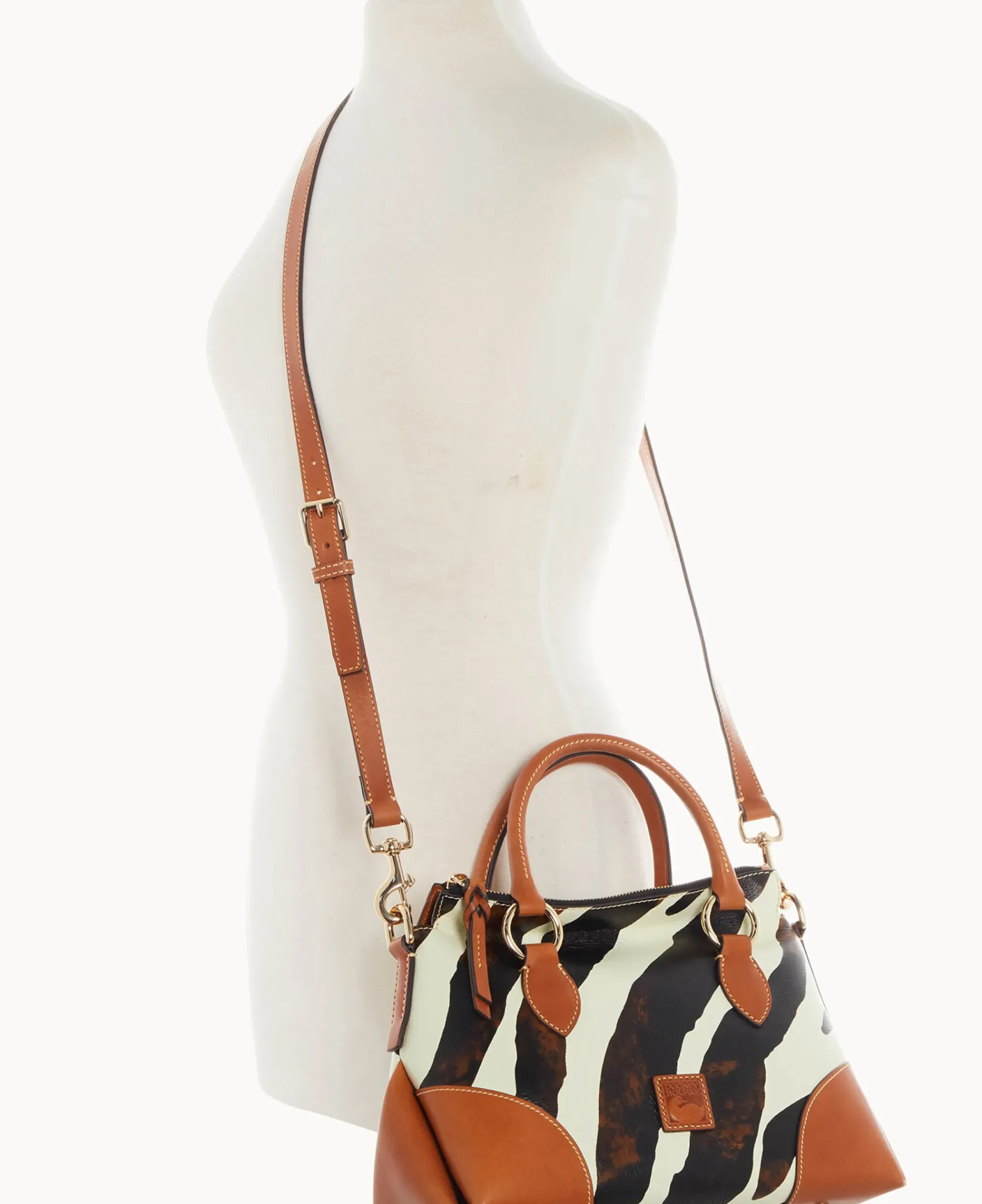 Dooney & Bourke The Zebra Collection|Spring Style<Leather Satchel 30 Zebra