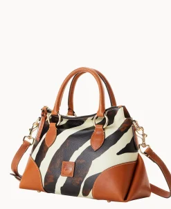 Dooney & Bourke The Zebra Collection|Spring Style<Leather Satchel 30 Zebra