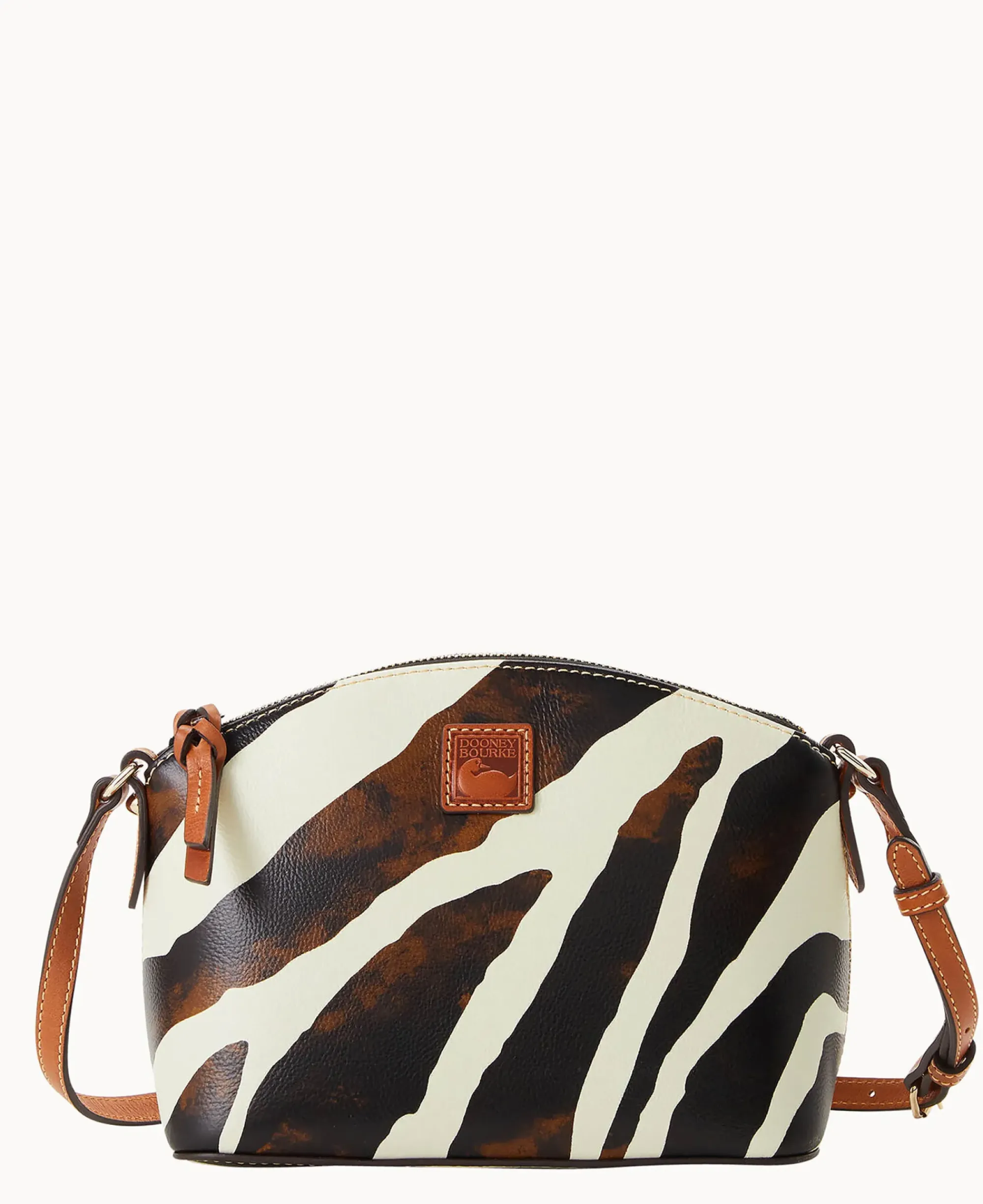 Dooney & Bourke Spring Style|Printed Fabric<Leather Suki Crossbody Zebra