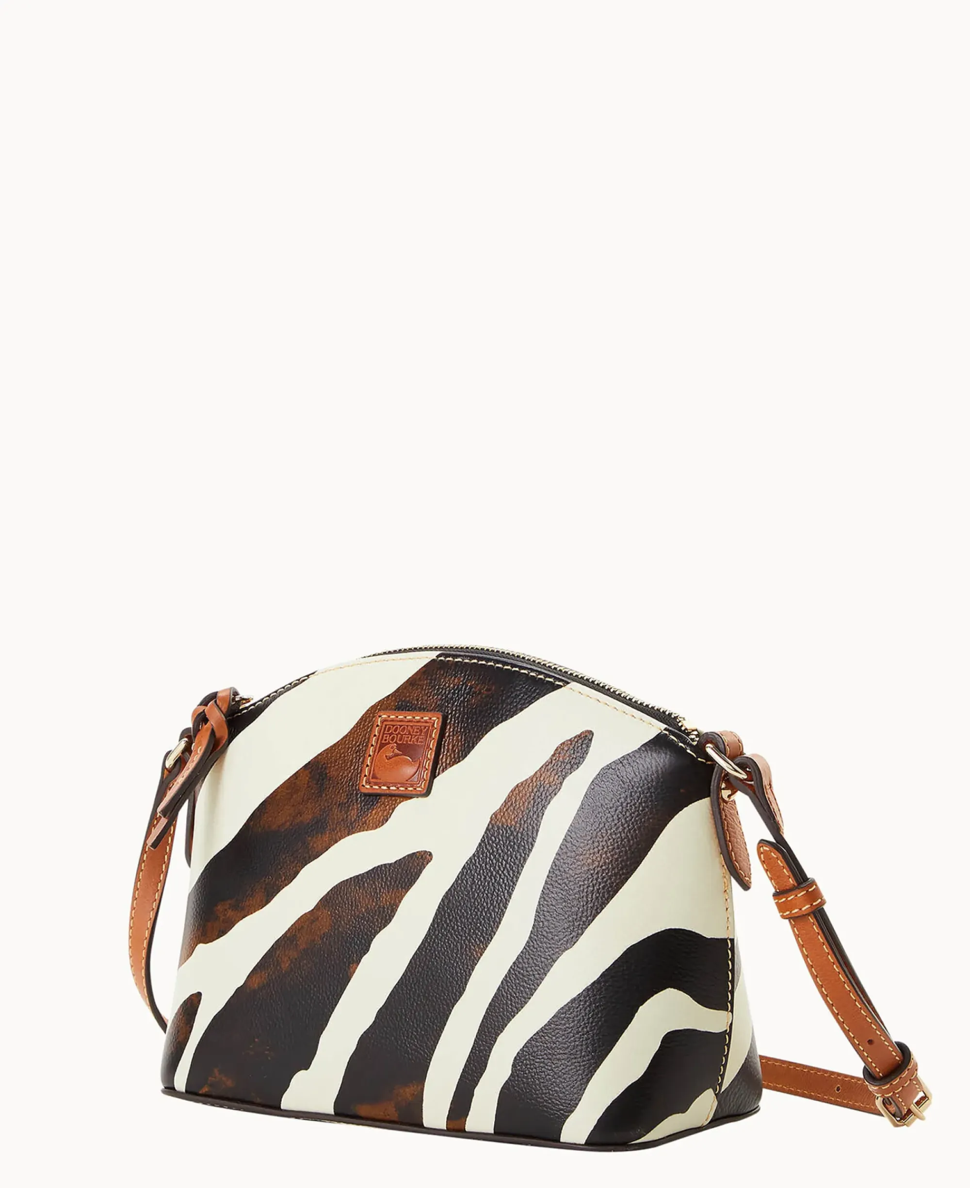 Dooney & Bourke Spring Style|Printed Fabric<Leather Suki Crossbody Zebra