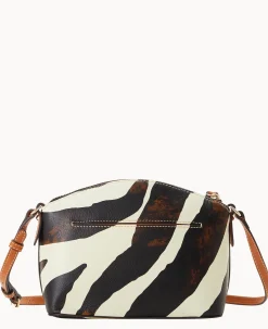 Dooney & Bourke Spring Style|Printed Fabric<Leather Suki Crossbody Zebra