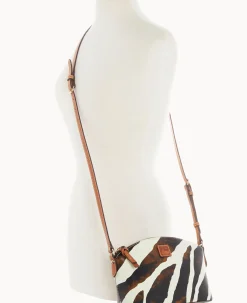 Dooney & Bourke Spring Style|Printed Fabric<Leather Suki Crossbody Zebra